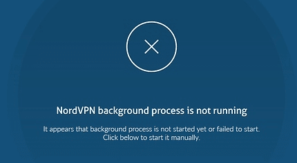 nord vpn not working